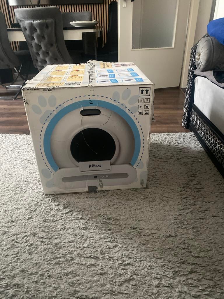 Nano 2 poopy automatisch katten bak, Dieren en Toebehoren, Ophalen of Verzenden, Zo goed als nieuw