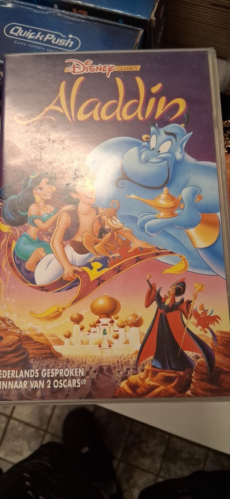 Disney Classics Aladdin VHS - Nederlands Gesproken, Cd's en Dvd's, Gebruikt, Tekenfilm, Alle leeftijden, VHS
