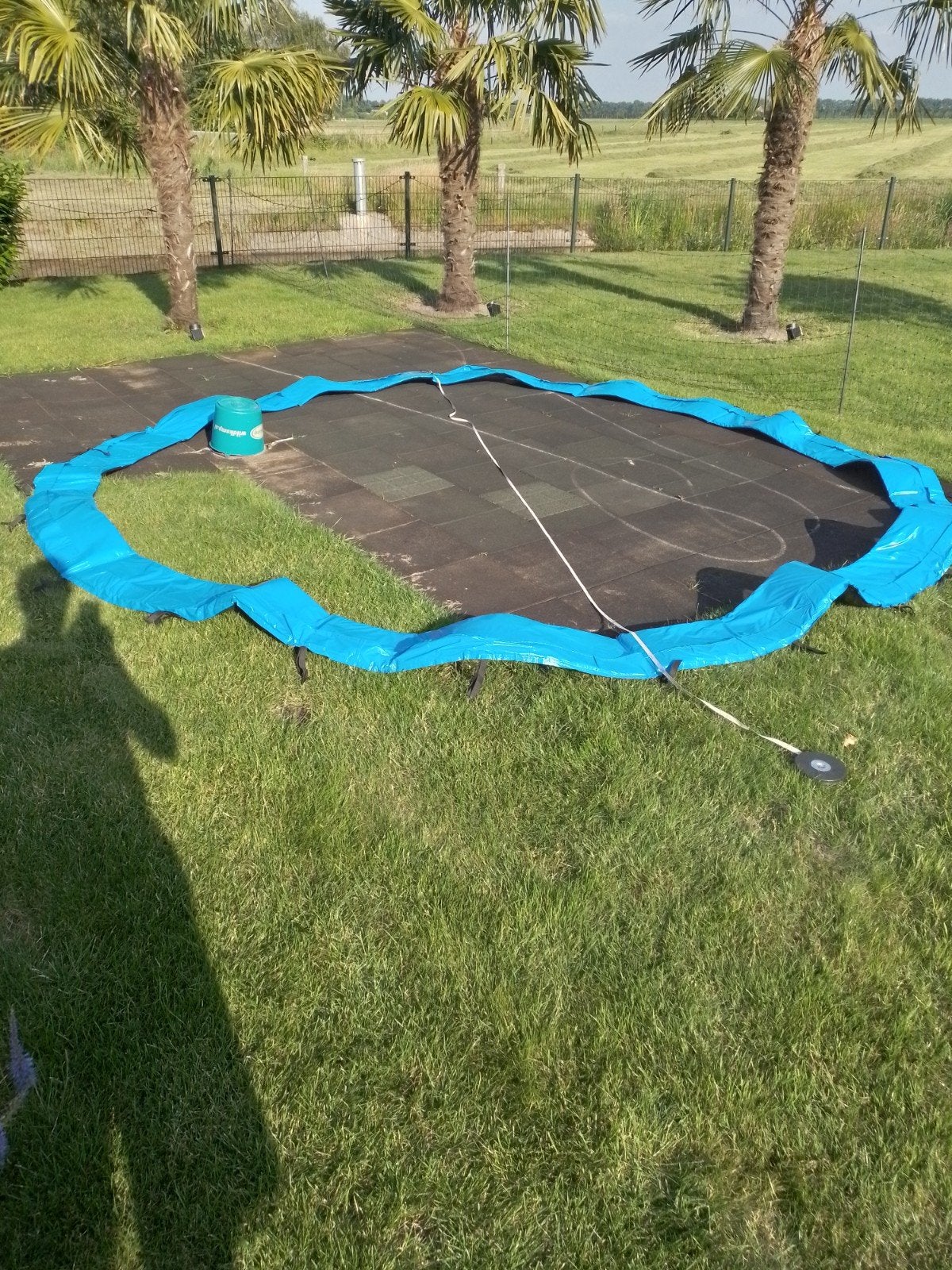 Nieuwe veiligheidsrand voor trampoline, doorsnee 460 cm, Ophalen of Verzenden