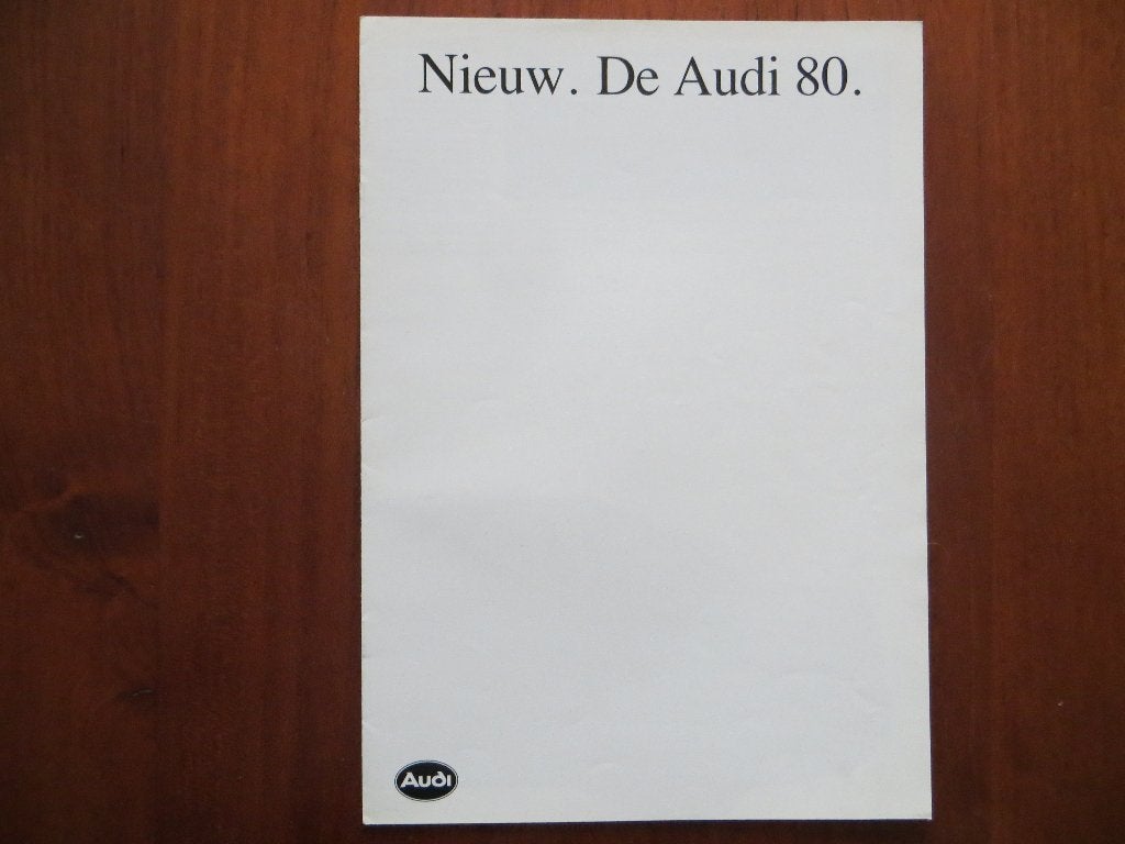 Nieuw. De Audi 80 (aug. 1986), Ophalen of Verzenden, Nieuw, Audi