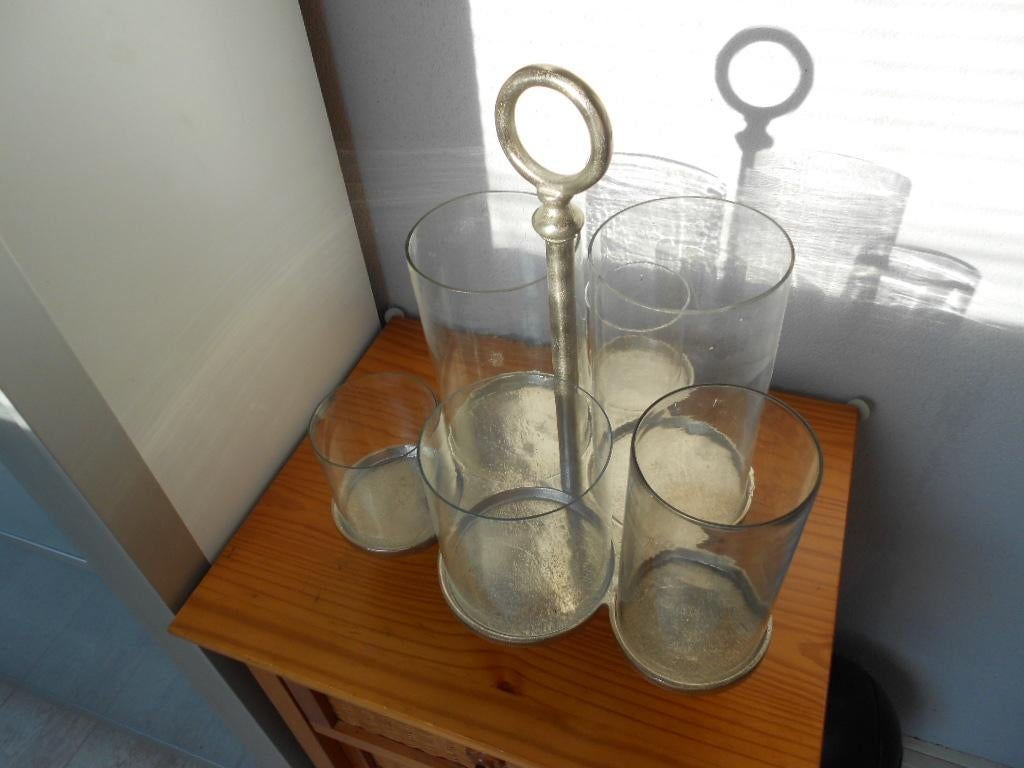 windlicht van Riviera Maison, Ophalen of Verzenden, Zo goed als nieuw, Metaal, Kandelaar