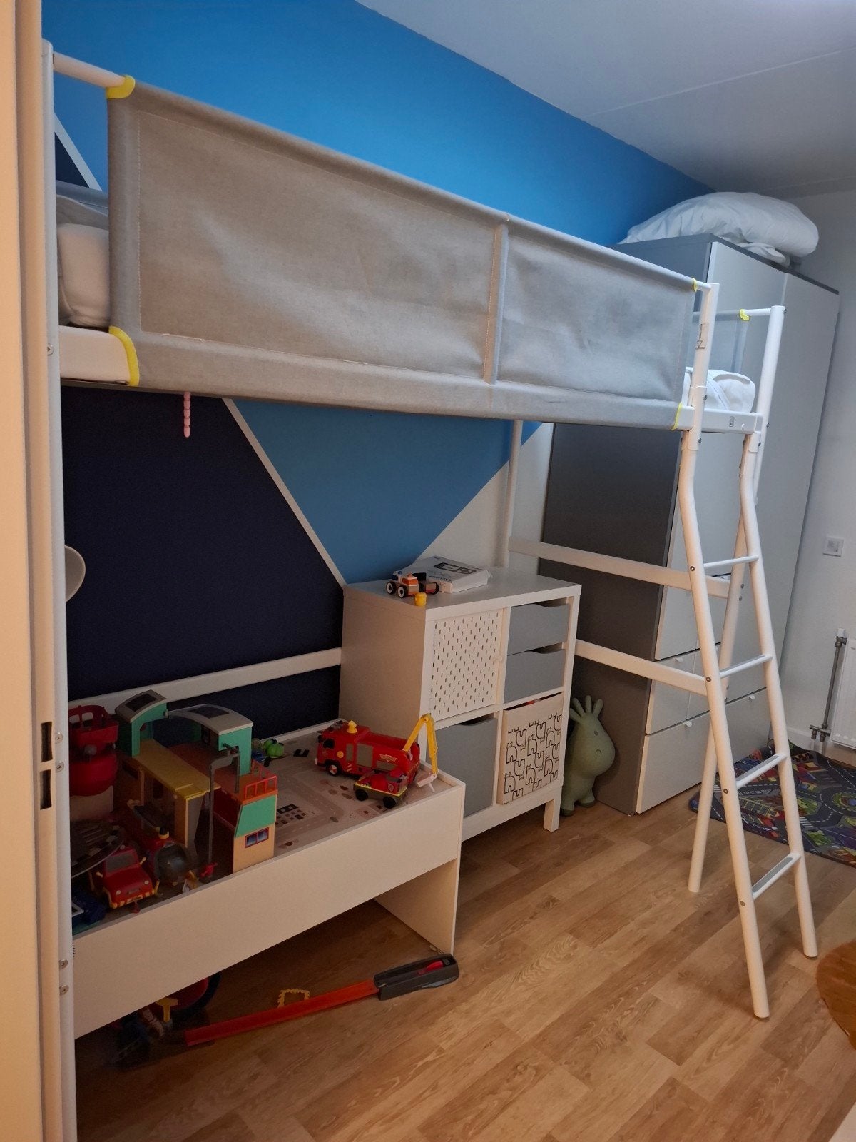Ikea Vitval hoogslaper, Ophalen, 100 cm, Hoogslaper, Eenpersoons