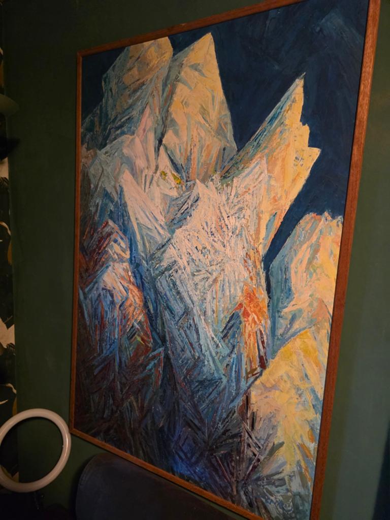 groot schilderij olieverf, Ophalen of Verzenden