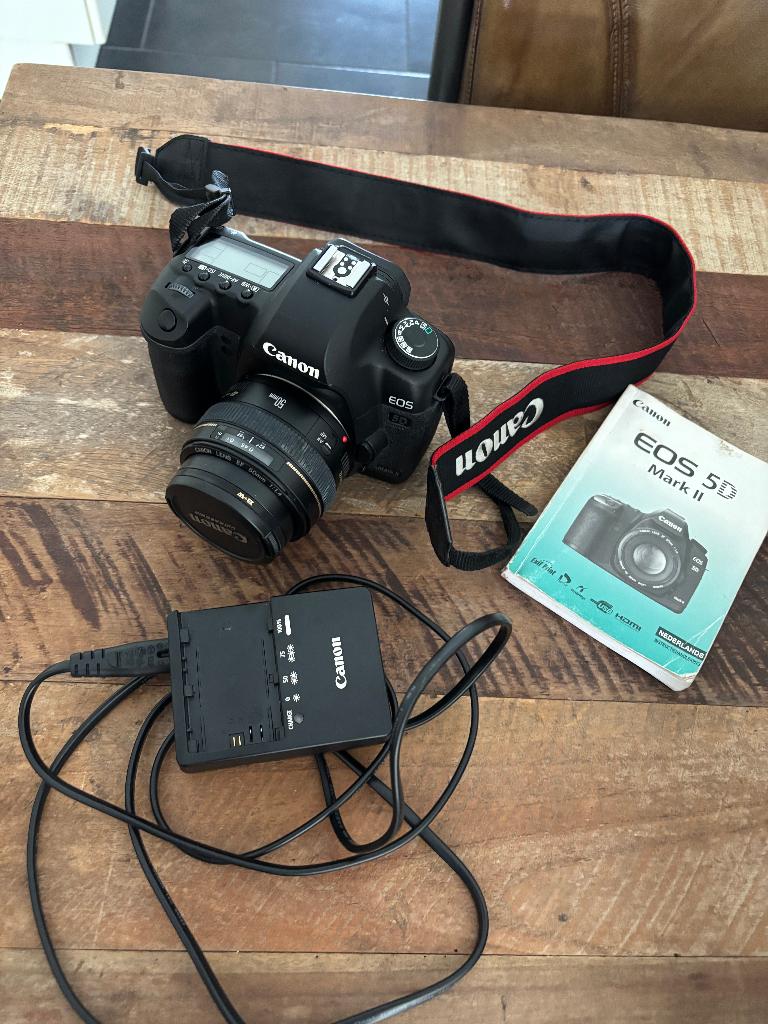 Canon EOS 5D Mark II plus Canon lens EF 50mm 1:1.14, Ophalen, Gebruikt, Spiegelreflex, Canon