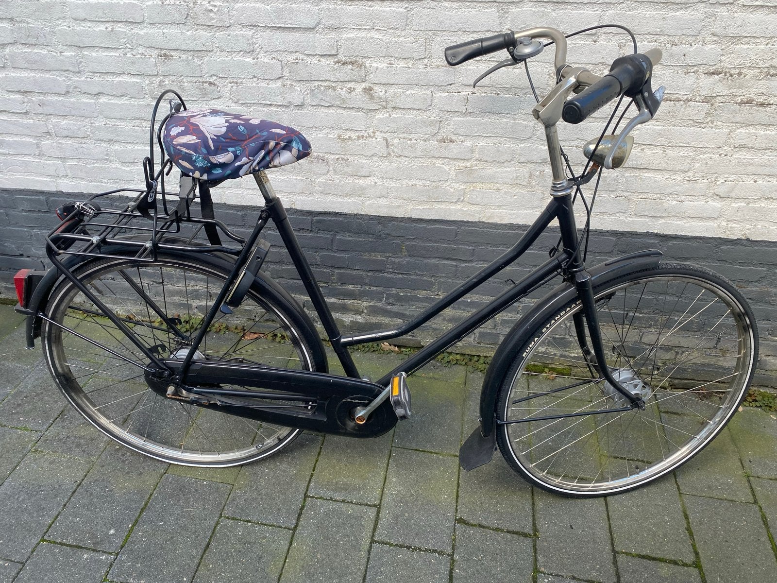 Opknapfiets zonder bagagedrager, Fietsen en Brommers, Fietsen | Dames | Damesfietsen, Velgrem, Ophalen, Overige merken, 53 tot 56 cm