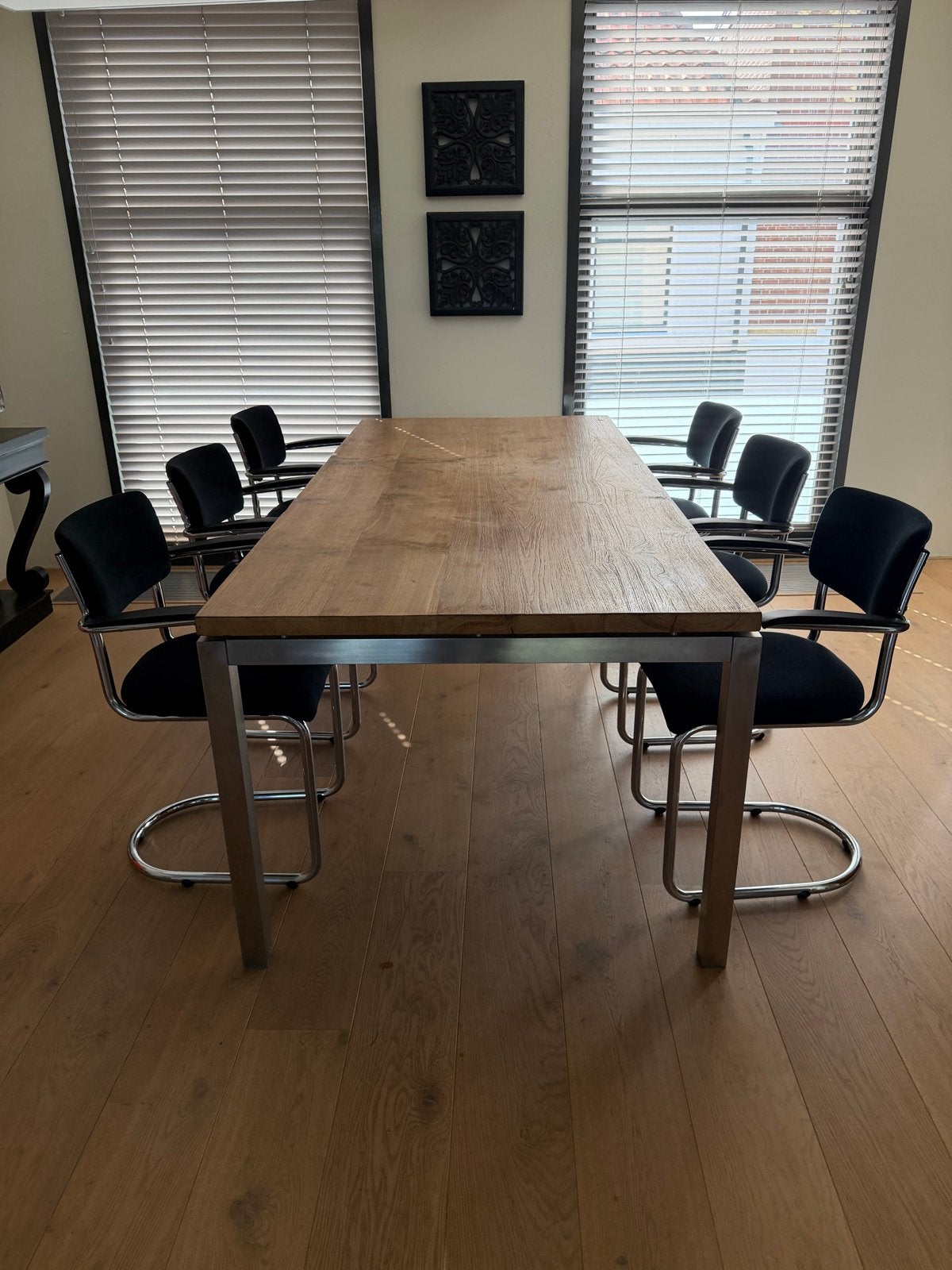 Gispen model 208 stoelen - set van 6, Huis en Inrichting, Stoelen, Gebruikt, Vijf, Zes of meer stoelen, Metaal, Zwart, Ophalen