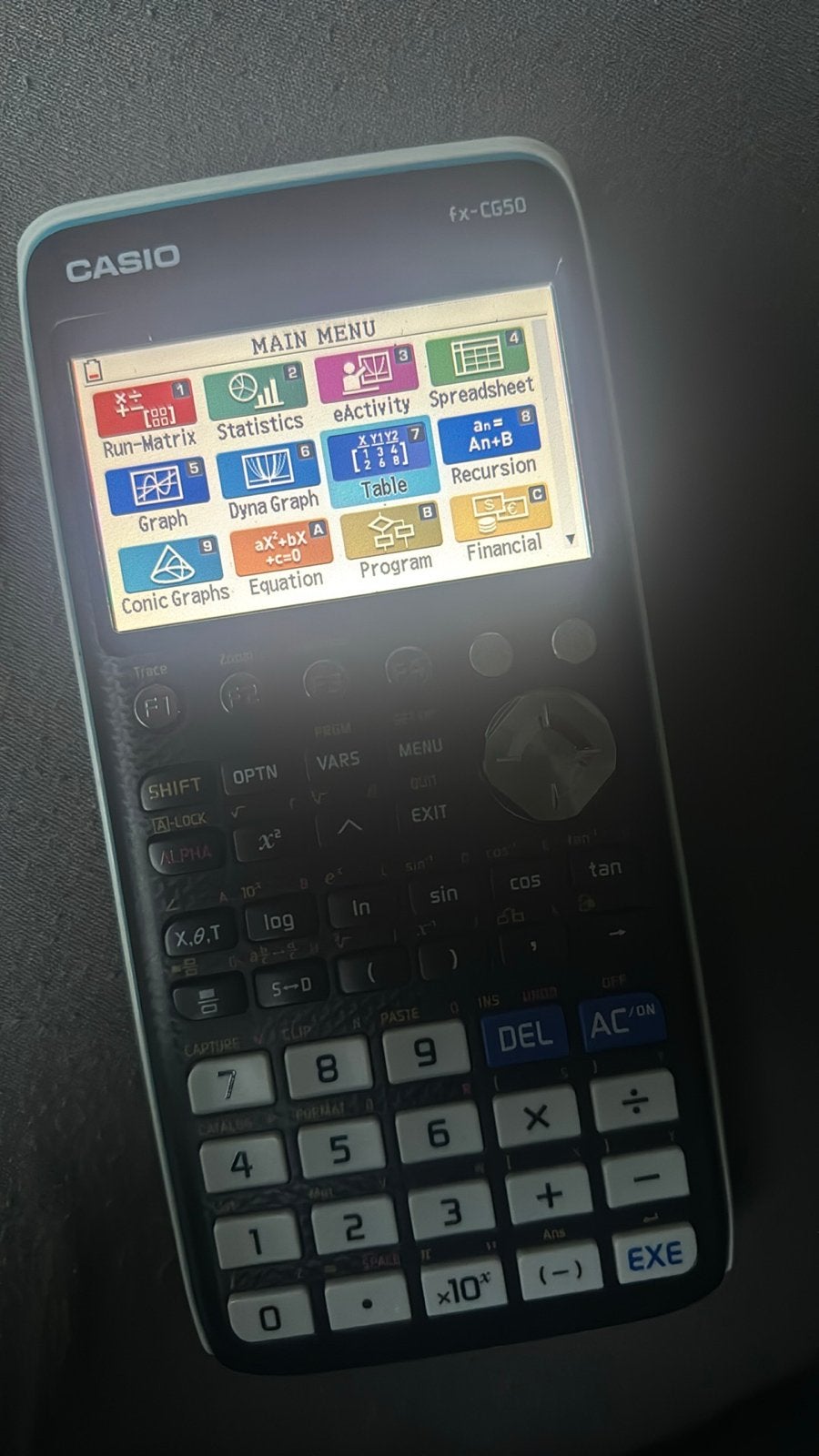 Grafisch rekenmachine fx-CG50 Casio, Ophalen of Verzenden, Grafische rekenmachine, Zo goed als nieuw