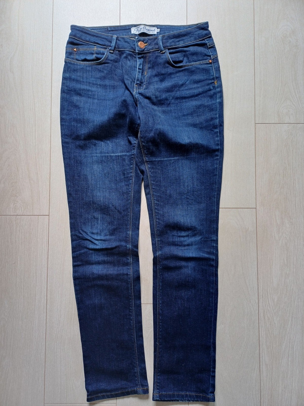 Spijkerbroek maat 38, Fitt Originals, Blauw, Ophalen of Verzenden, W30 - W32 (confectie 38/40)