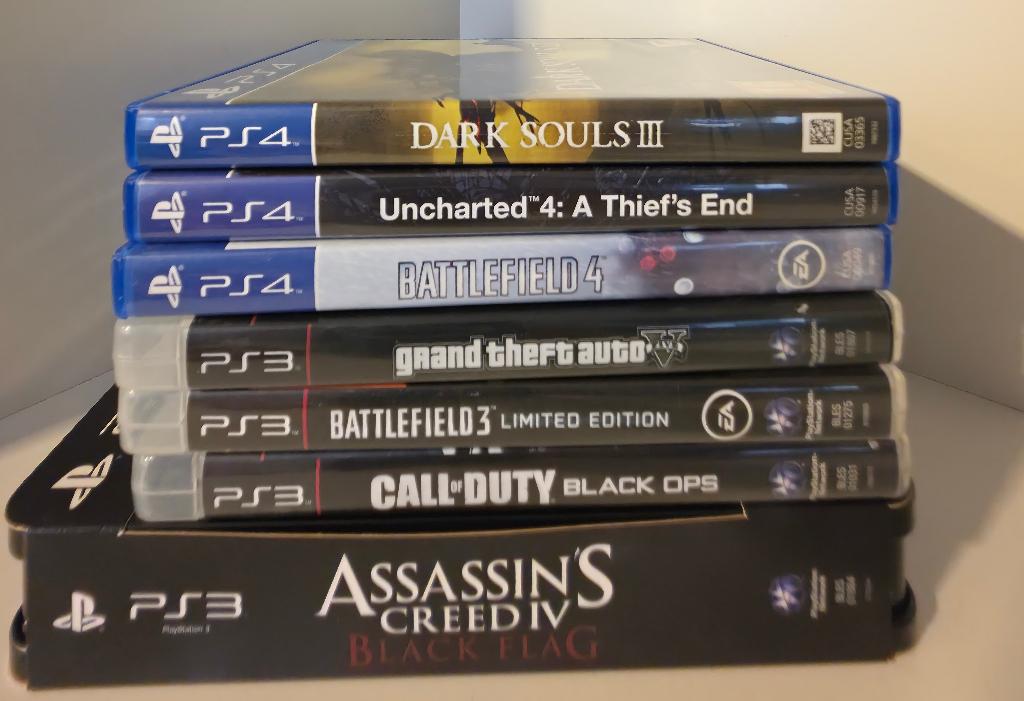 Bundel van 7 PS3 & PS4 games - Collectors & Limited Edities, Avontuur en Actie, Verzenden, Zo goed als nieuw, Eén computer