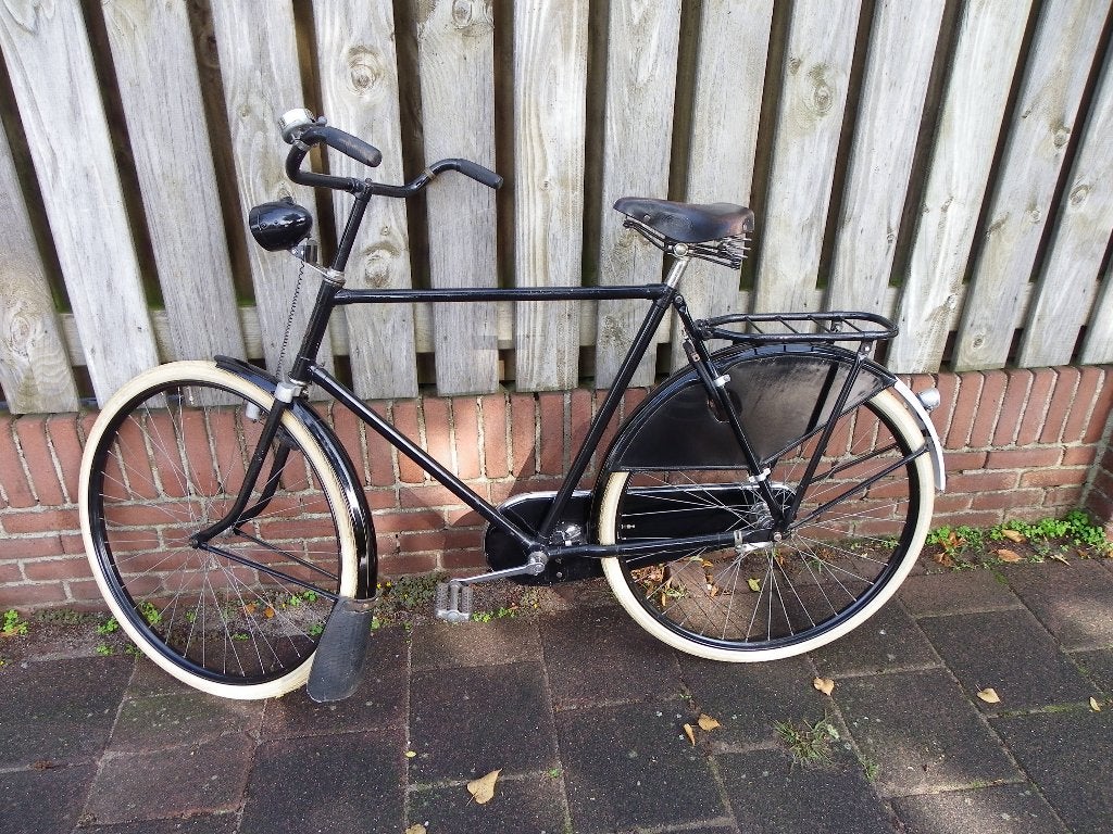 Herenfiets oldtimer merk EMPO, Terugtraprem, Gebruikt, 57 tot 61 cm, Ophalen