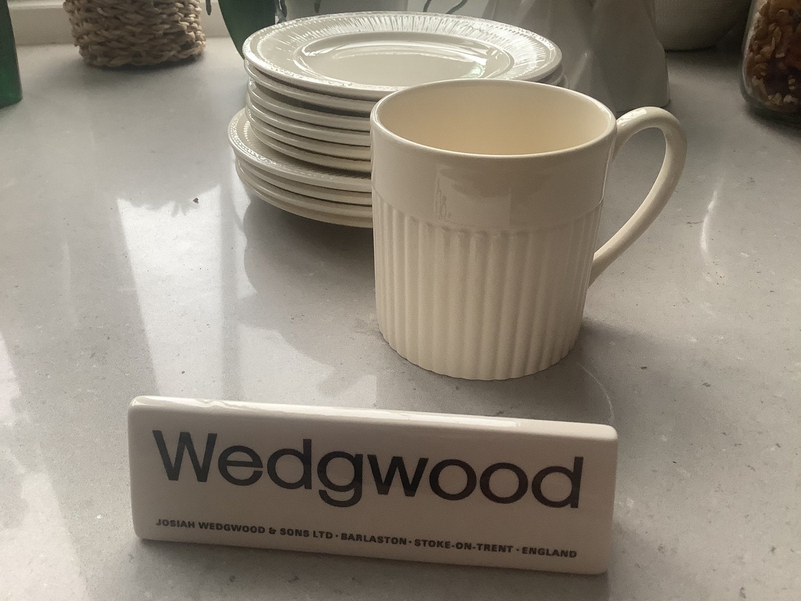 Zgan containermok WEDGWOOD EDME., Ophalen of Verzenden, Zo goed als nieuw, Aardewerk, Overige typen