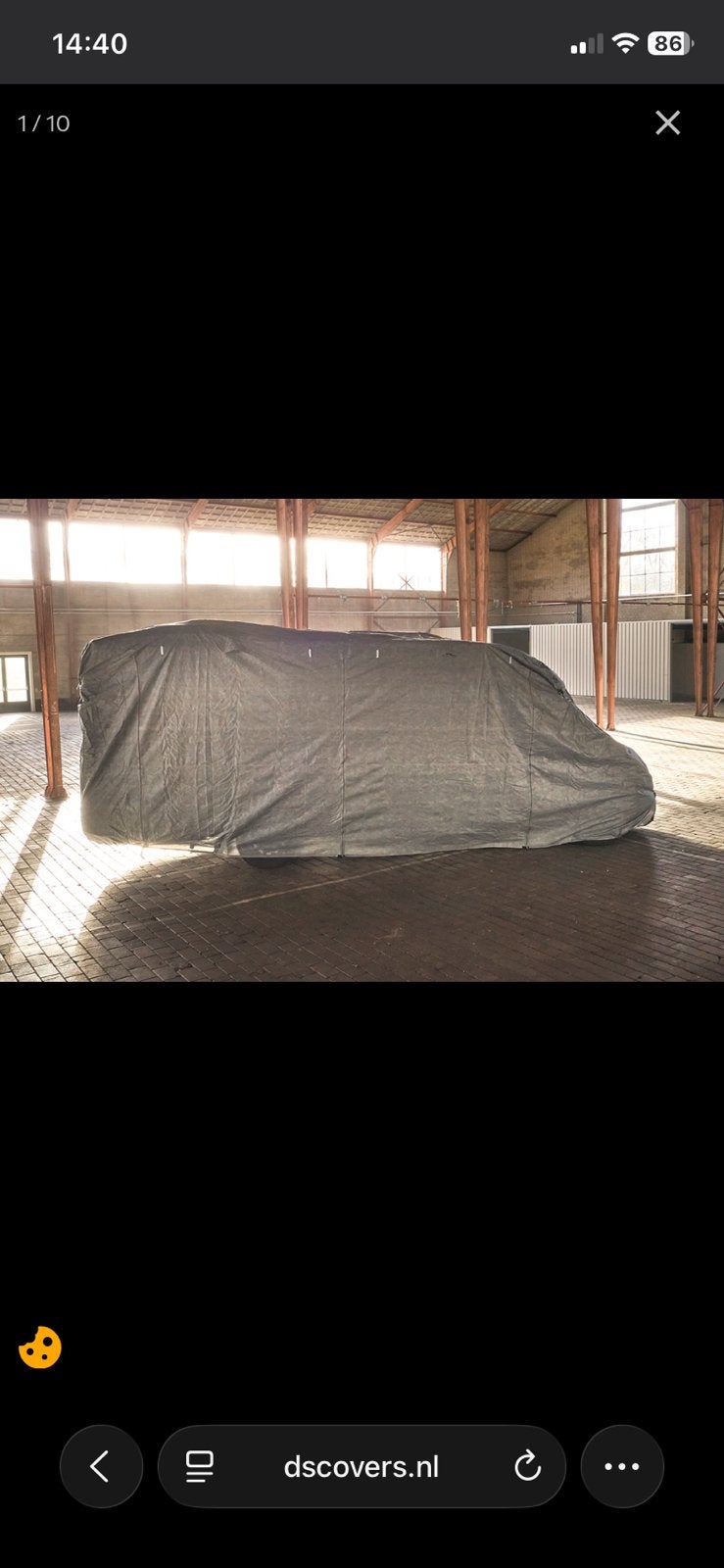 Camperhoes DS Covers LUNA M (600-650 cm), Caravans en Kamperen, Ophalen of Verzenden, Gebruikt