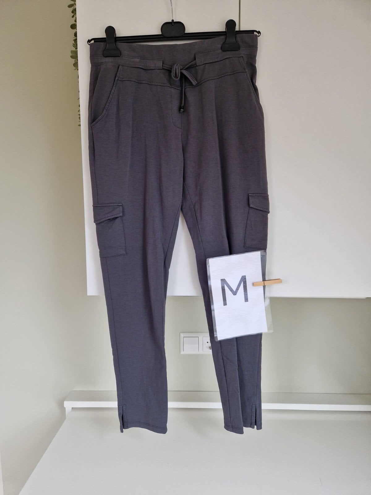 Zoso zachte dikke tricotstof broek maat M grijs, Maat 38/40 (M), Ophalen of Verzenden, Zo goed als nieuw, Grijs