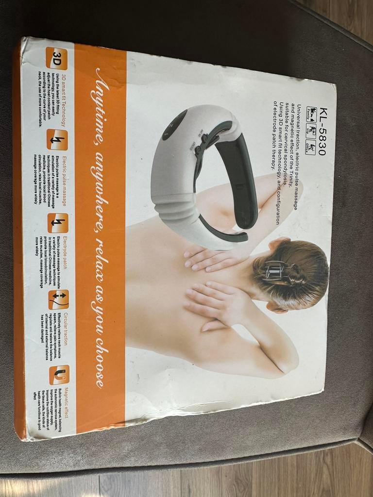 Nieuw in de doos: de KL-5830 nek massager, Sport en Fitness, Massageproducten, Ophalen of Verzenden, Nieuw, Apparaat