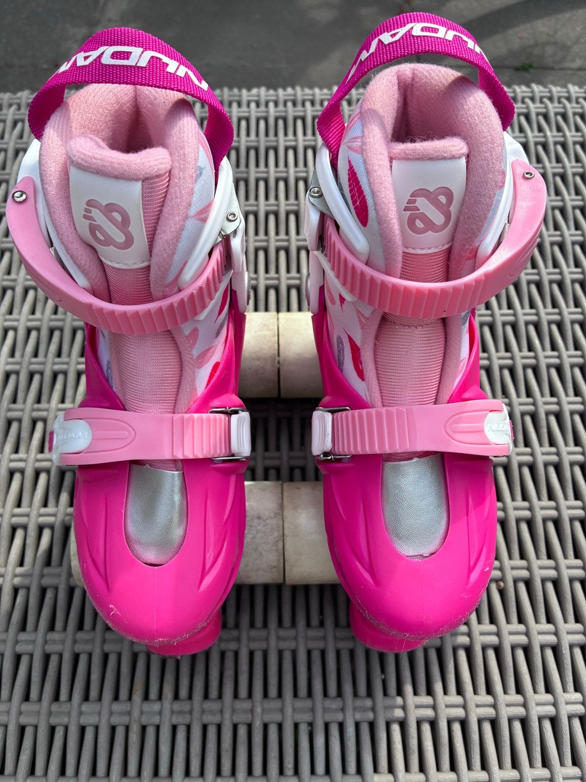 Nijdam rolschaatsen  (maat 25-28) Zo goed als nieuw, Ophalen, Verstelbaar, Zo goed als nieuw, Kinderen