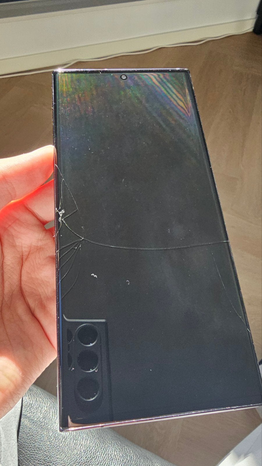 Niet-functioneel S23 SM918B Ultra Origineel Display, Ophalen of Verzenden, Niet werkend, Overige typen, Samsung