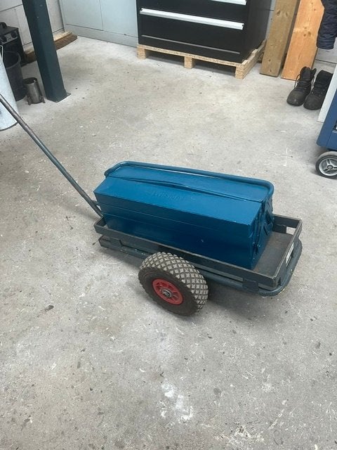 hand kar voor gereedschapskist, Doe-het-zelf en Verbouw, Transportwagens, Minder dan 60 liter, Ophalen, Gebruikt, Overige typen
