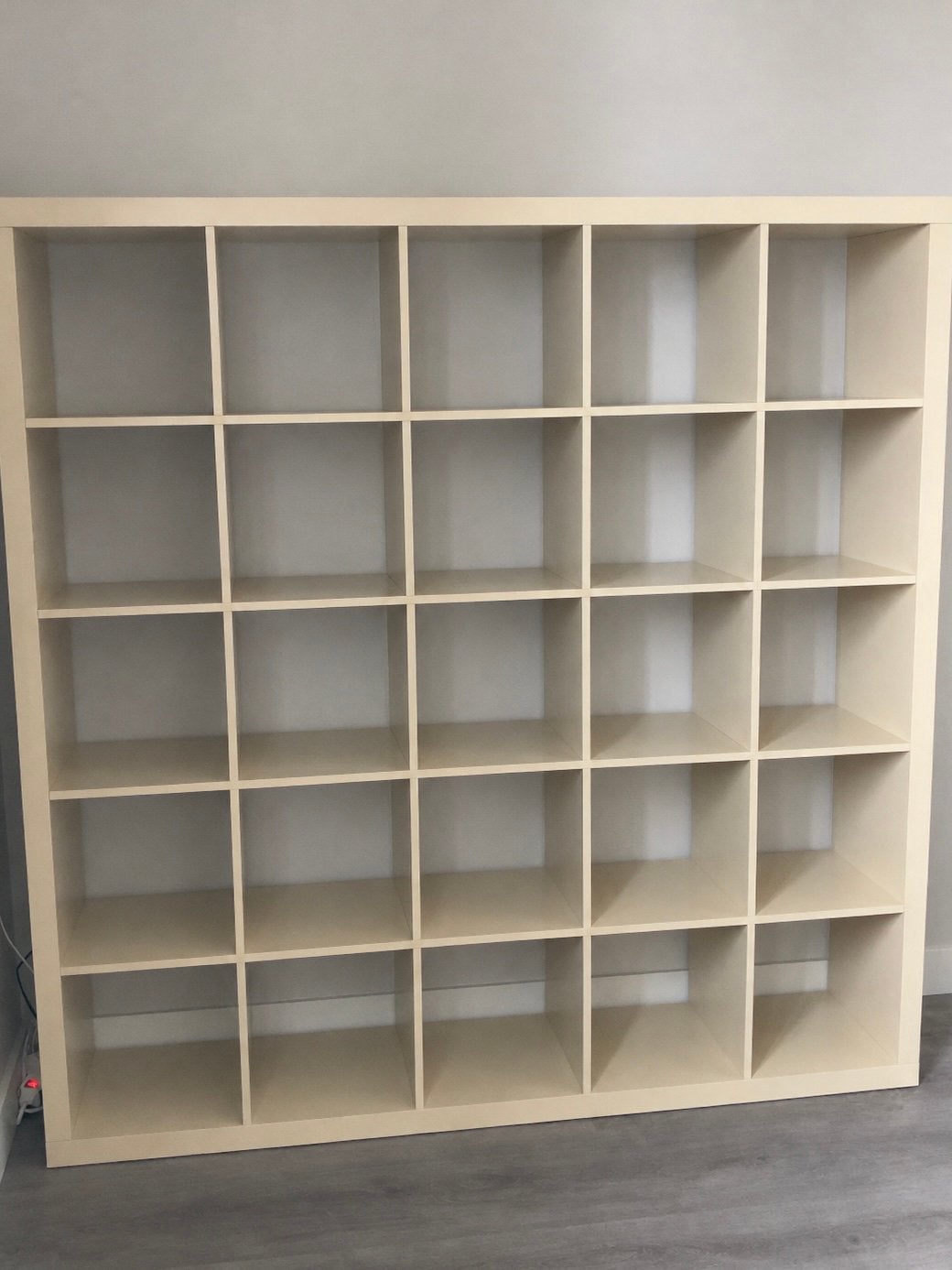 IKEA KALLAX 25 vakken, hazelbruin, goede staat, Huis en Inrichting, Kasten | Boekenkasten, Ophalen, Met plank(en), Gebruikt, 150 tot 200 cm