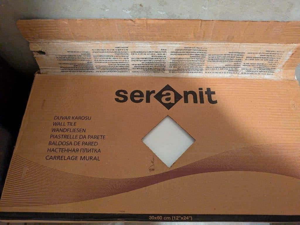 Keramische tegels 60 x 30 cm, wit, Ophalen, 60 cm of meer, Nieuw, 5 tot 10 m²