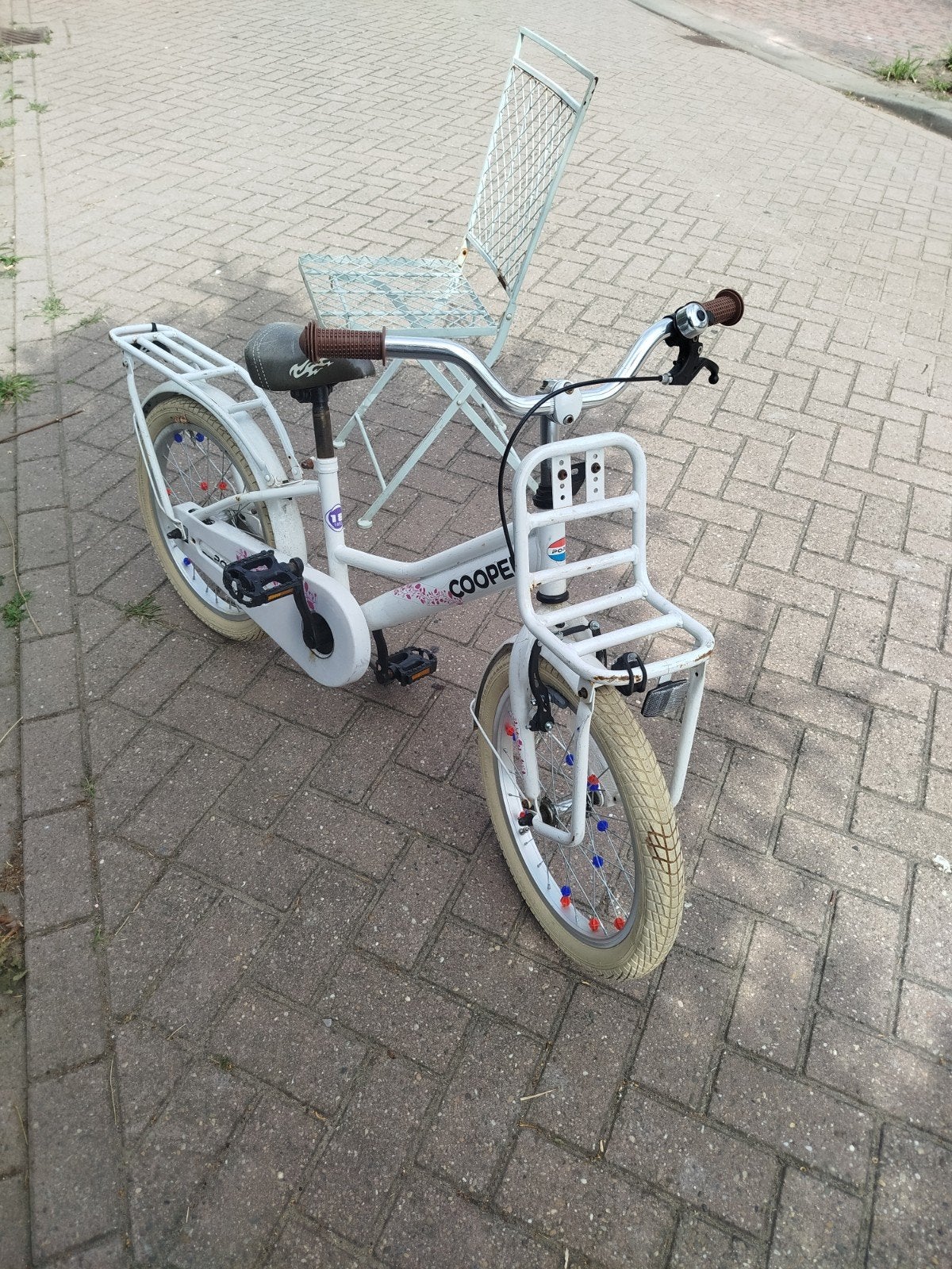 kinderfiets popal, Ophalen, Terugtraprem, Gebruikt, Staal