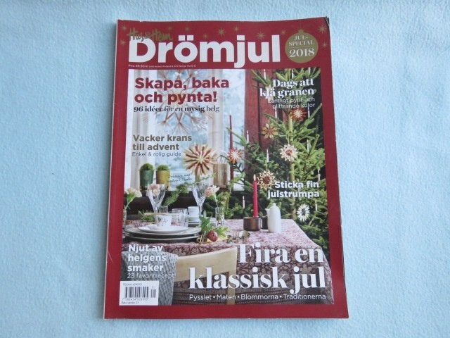 Zweeds woonblad Kersteditie: Drömjul Hus & Hem, Ophalen of Verzenden, Nieuw