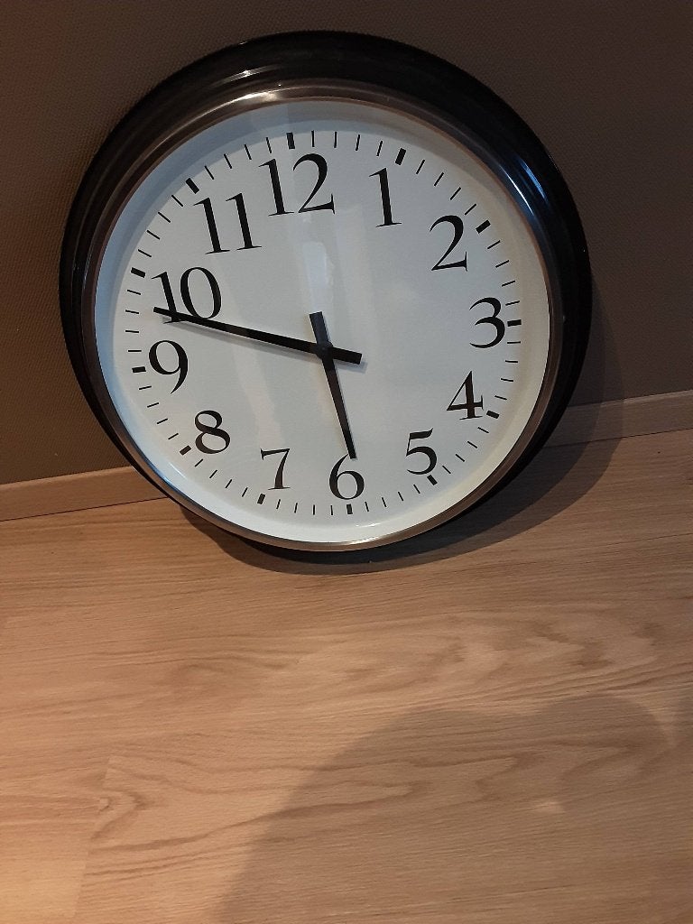 Klok, Ophalen, Zo goed als nieuw, Analoog, Wandklok