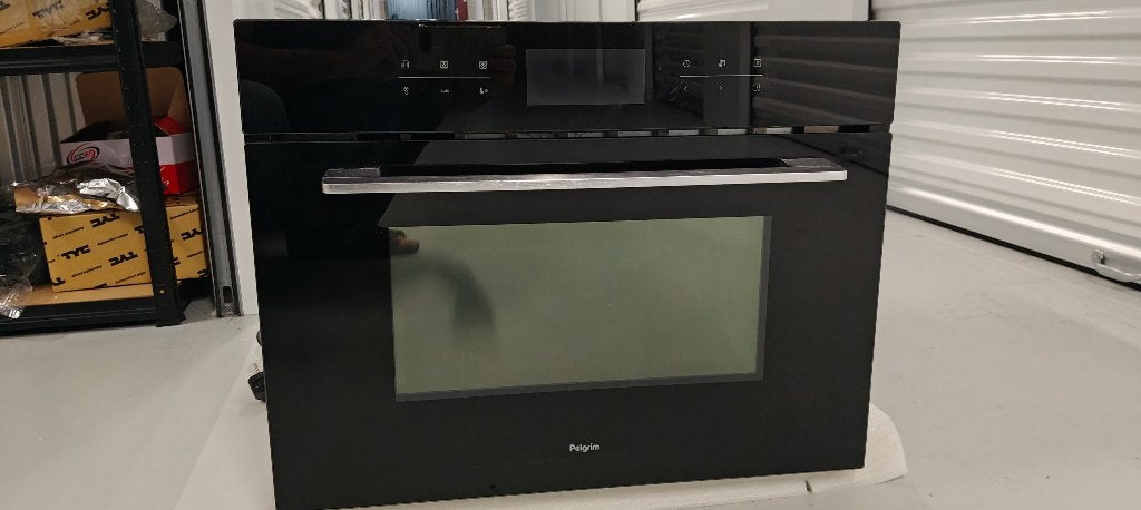 Pelgrim MAC214GLS inbouw combimagnetron – zo goed als nieuw, Ophalen, Combimagnetron, Hete lucht, Zo goed als nieuw