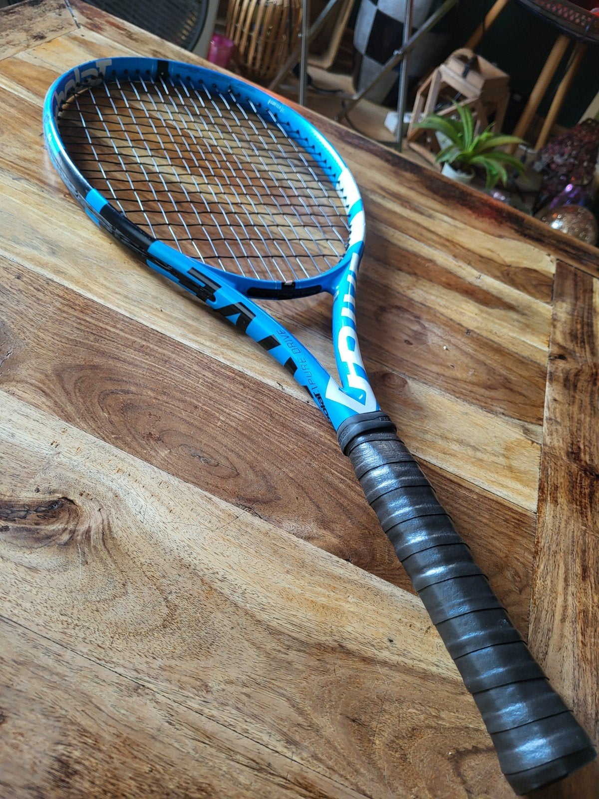 Babolat Pure Drive Tennisracket 300 gram L4, Sport en Fitness, Tennis, Gebruikt, L4, Ophalen of Verzenden, Racket