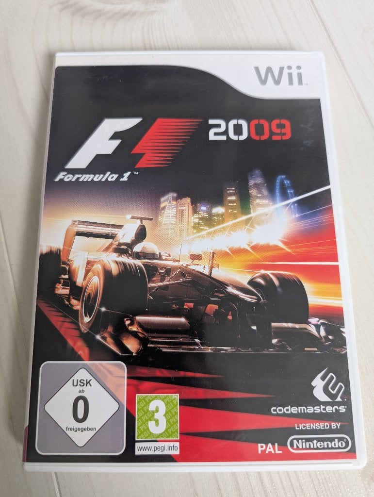 F1 2009 Formula 1 - Nintendo Wii, 1 speler, Racen en Vliegen, Ophalen of Verzenden, Zo goed als nieuw