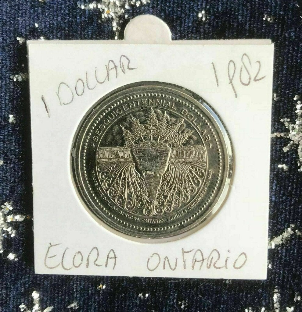Canada - 1 Trade Dollar 1982 - Elora - Ontario - circulated^, Verzenden, Noord-Amerika, Losse munt