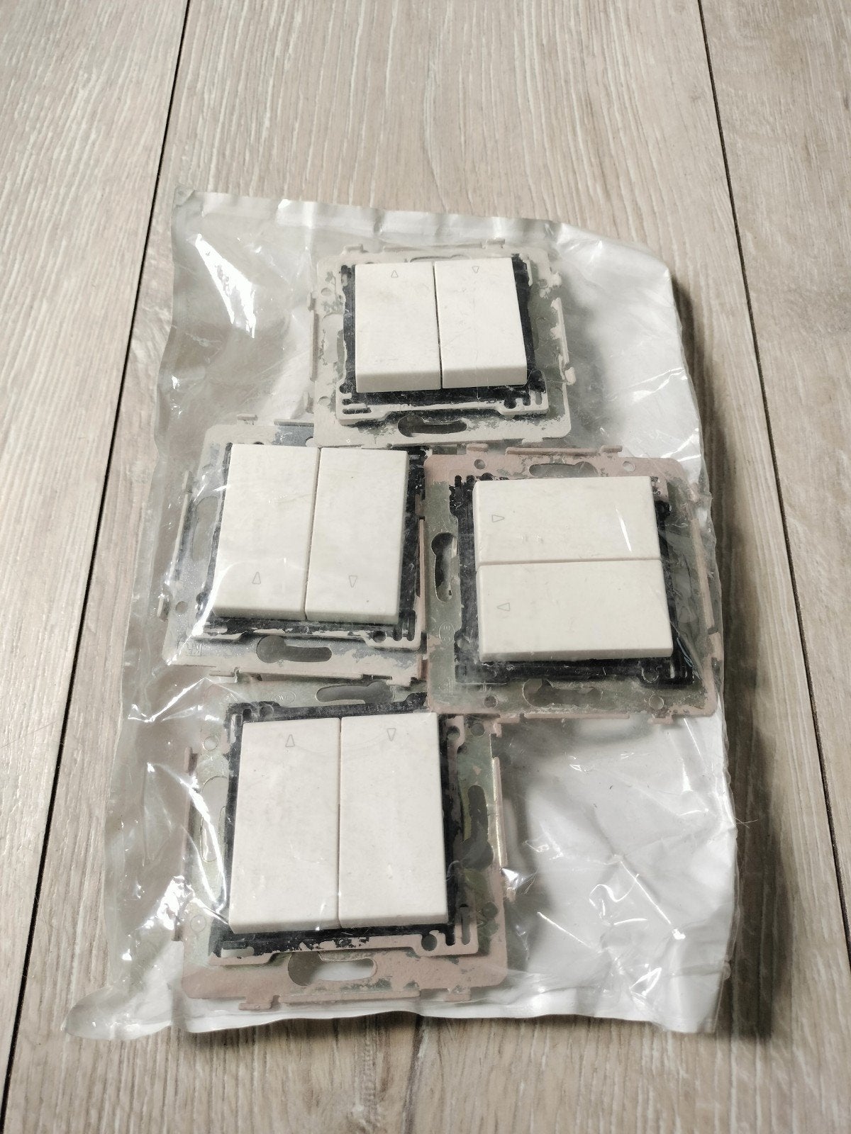 4x Niko jaloezie-/rolluikschakelaar compleet, Ophalen, Gebruikt, Overige merken, Schakelaar