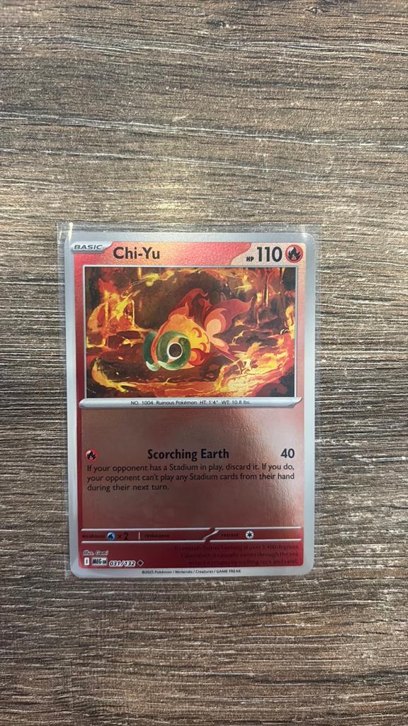 MEG Chi-Yu 031/132 Reverse holo, Ophalen of Verzenden, Zo goed als nieuw