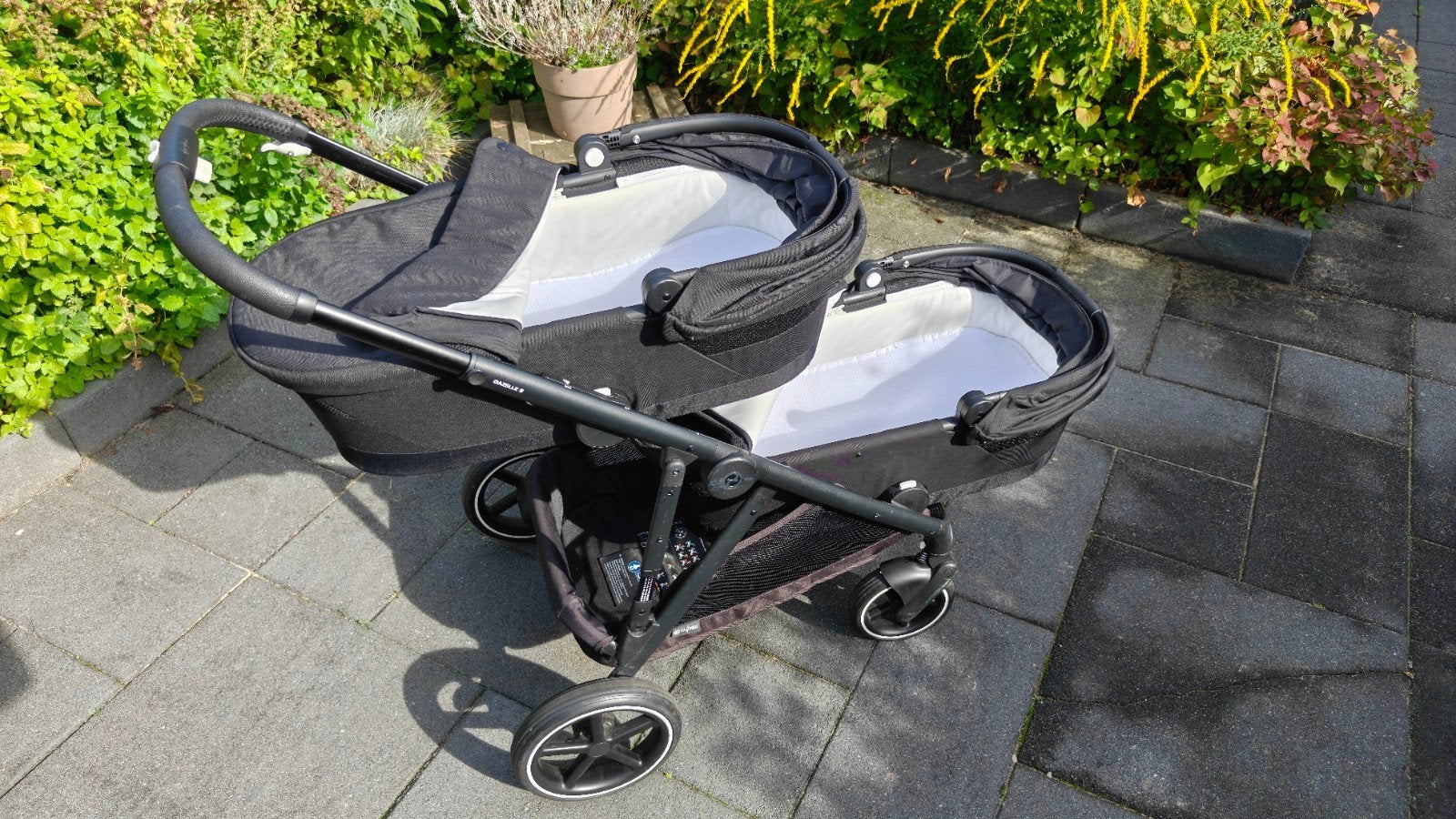 Foto 7 van Cybex Gazelle S Duo kinderwagen compleet – Moon Black