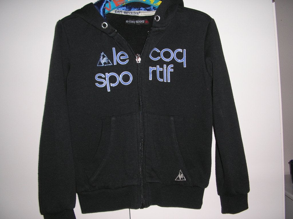 Sweatervest met cappuchon van Le coq sportif, Kinderen en Baby's, Kinderkleding | Maat 140, Ophalen of Verzenden, Zo goed als nieuw