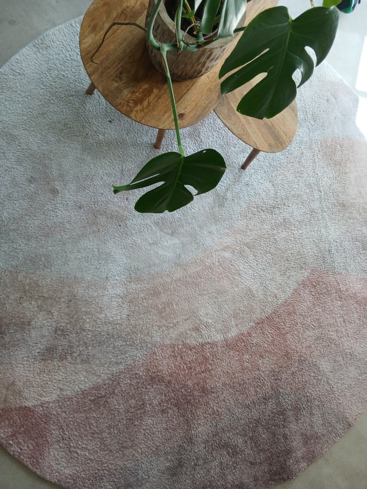 FRAAI | Vloerkleed | field terra | ca 230 cm, Huis en Inrichting, Ophalen, Gebruikt, Overige kleuren, Rond