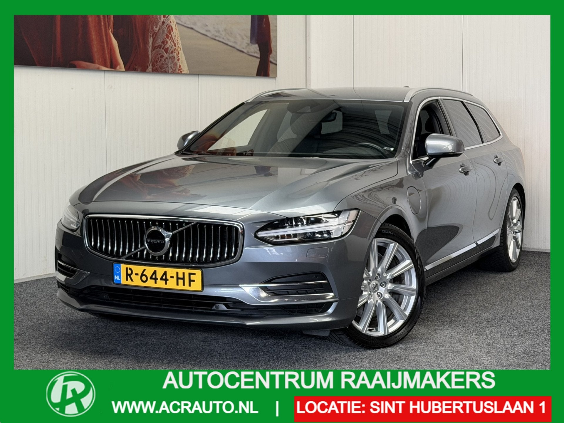 Volvo V90 2.0 T8 AWD INSCRIPTION AUTOMAAT NIEUWSTAAT ! LEDER, Auto's, Automaat, 4 cilinders, 1969 cc, 120 €/maand