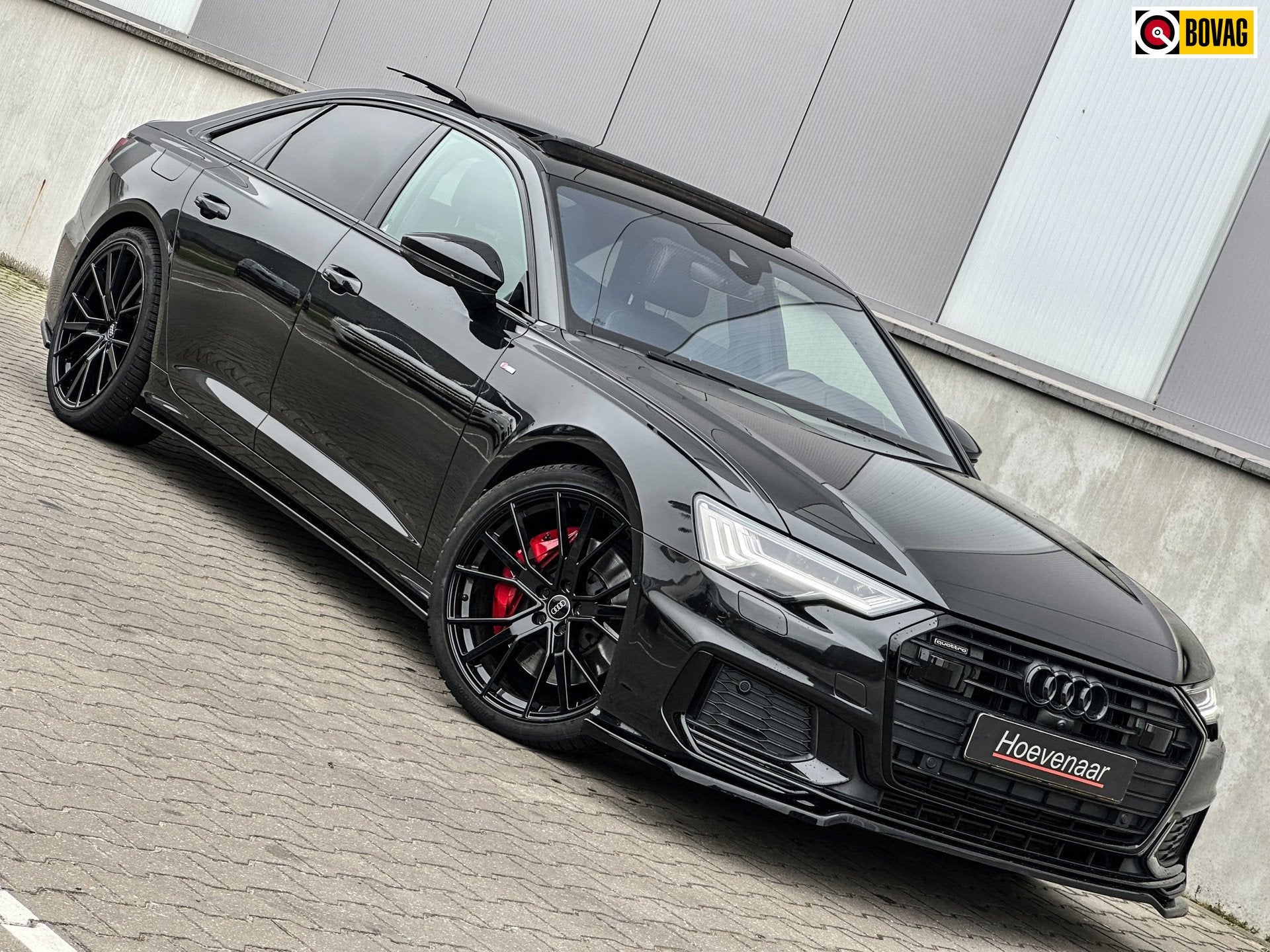 Audi A6 Limousine 55 TFSI e Competition 21Inch S-line S6 dif, Auto's, Automaat, Gebruikt, 4 cilinders, Emergency brake assist