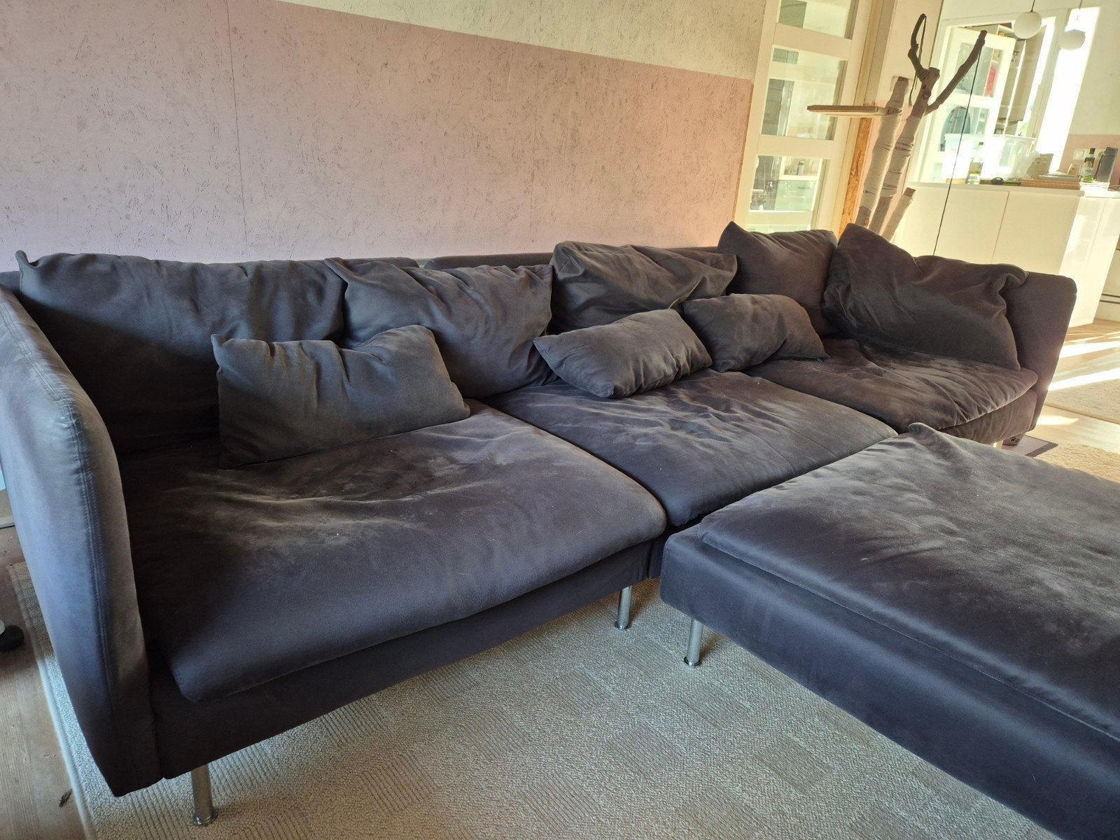 söderhamn ikea bank, Huis en Inrichting, Ophalen, 250 tot 300 cm, Gebruikt, 75 tot 100 cm