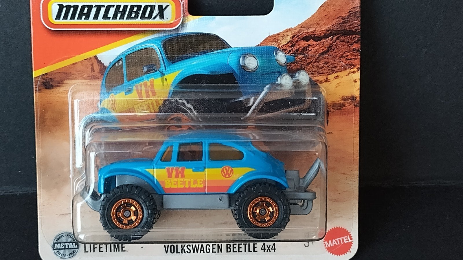Volkswagen Vw Beetle Baja Bug Blue 1;64 3inch  Matchbox Pol, Auto, Verzenden, ., Nieuw