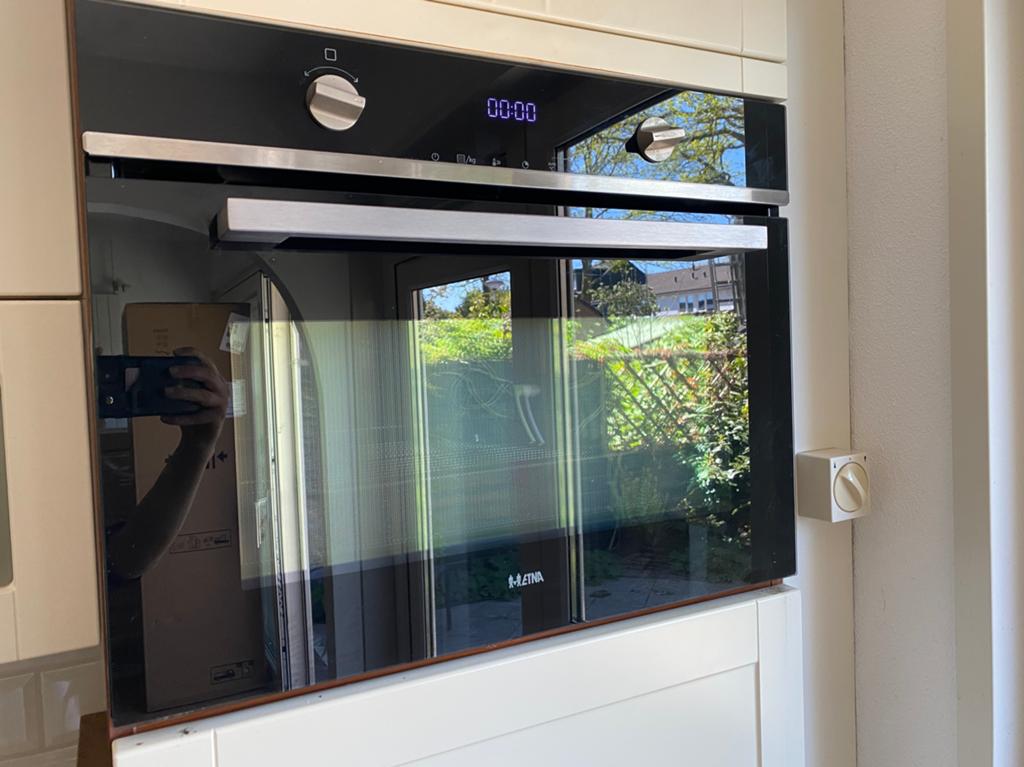Comby oven werkt nog goed. Etna cm350zt, Witgoed en Apparatuur, Ovens, Ophalen, Gebruikt, Minder dan 45 cm