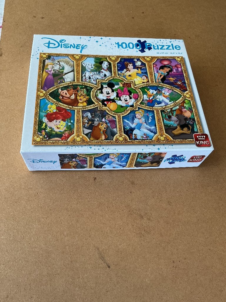 Disney 1000 stukjes puzzel - Mickey, Minnie en vrienden, Hobby en Vrije tijd, Denksport en Puzzels, Ophalen of Verzenden, 500 t/m 1500 stukjes