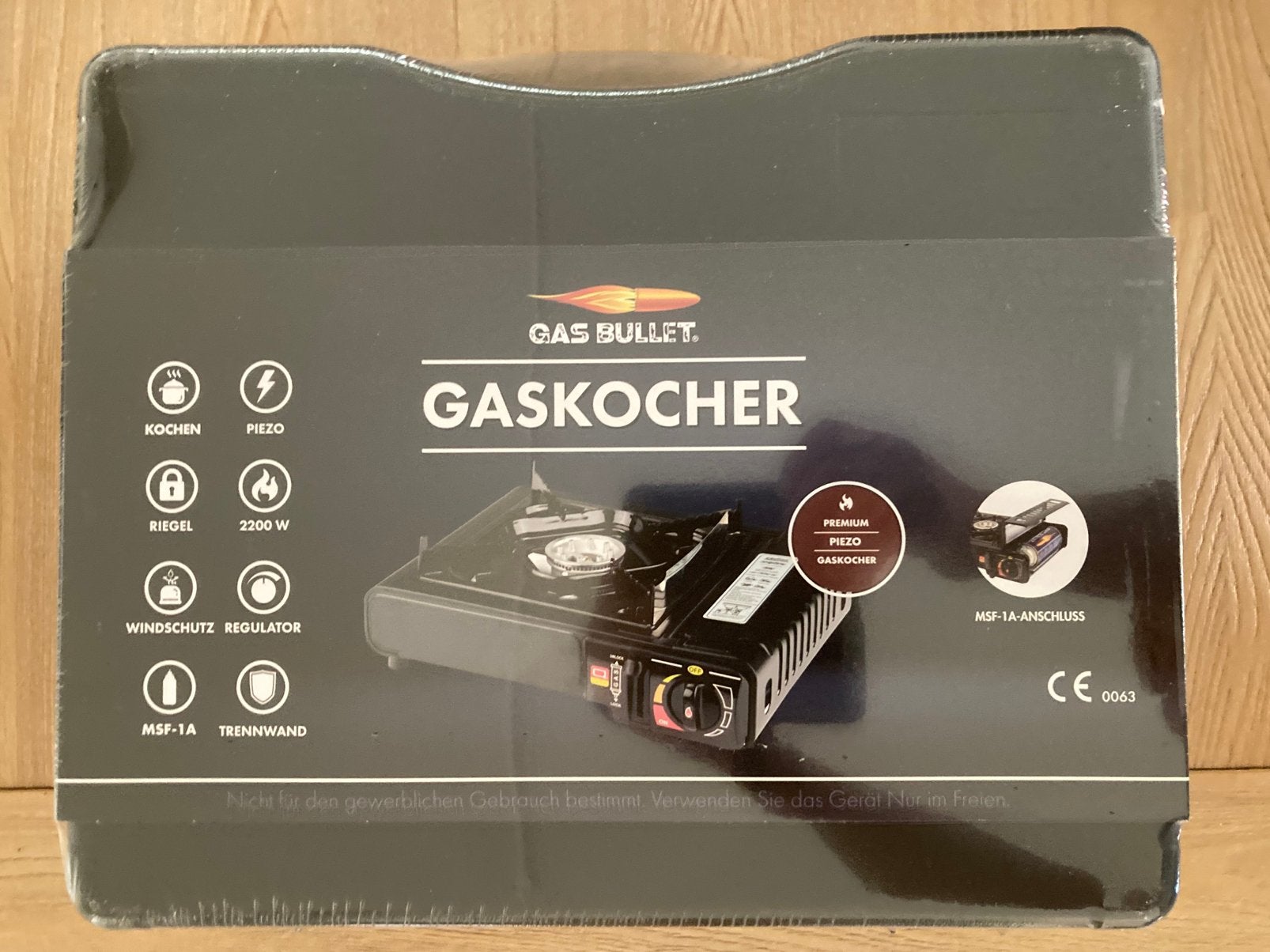 draagbaar gaskooktoestel plus 8 gasbussen, Ophalen of Verzenden, Nieuw