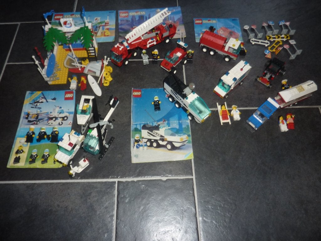 LEGO: Partij diverse sets uit de jaren '90, Ophalen of Verzenden, Gebruikt, Lego