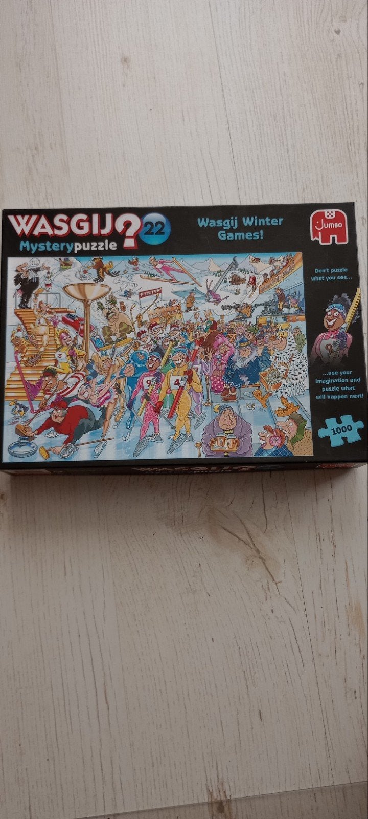 Wasgij Mystery 22 Winter Games 1000 stukjes, Ophalen of Verzenden, 500 t/m 1500 stukjes, Zo goed als nieuw, Legpuzzel