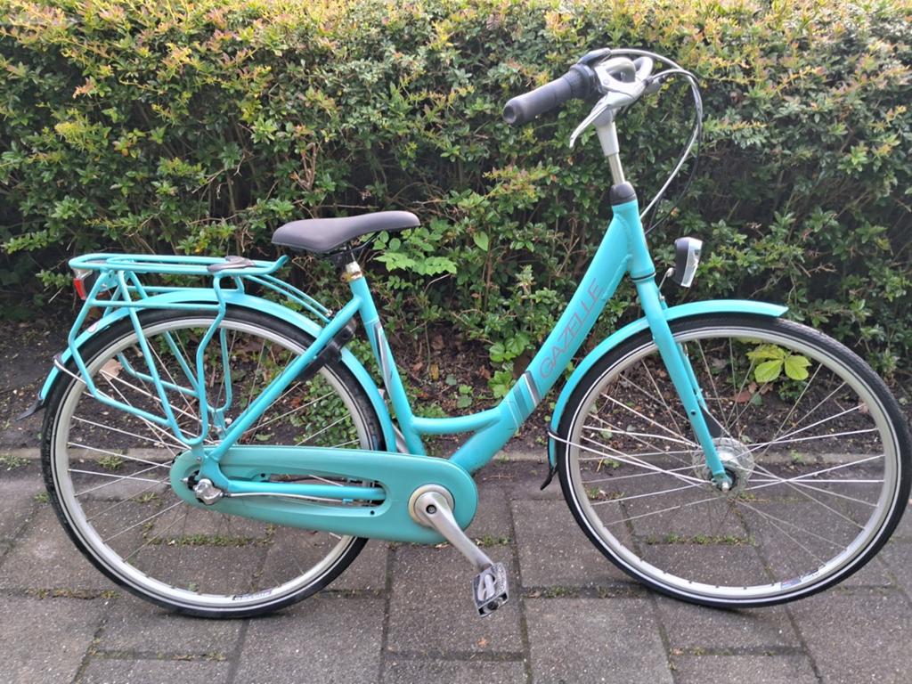 28 inch gazelle esprit 49 cm  3 v 185.-26 inch popal 3v 185-, Gebruikt, 47 tot 50 cm, Versnellingen, Ophalen of Verzenden