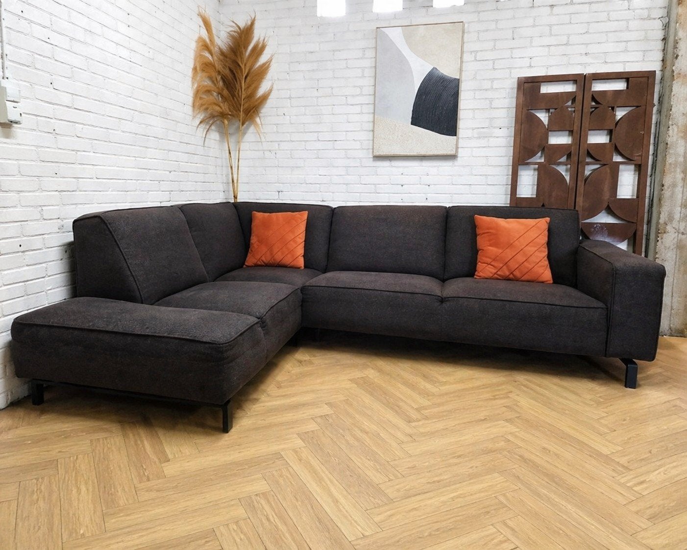 Hoekbank | Modern | Castagne, Ophalen of Verzenden, 150 cm of meer, Vierpersoons of meer, Stof