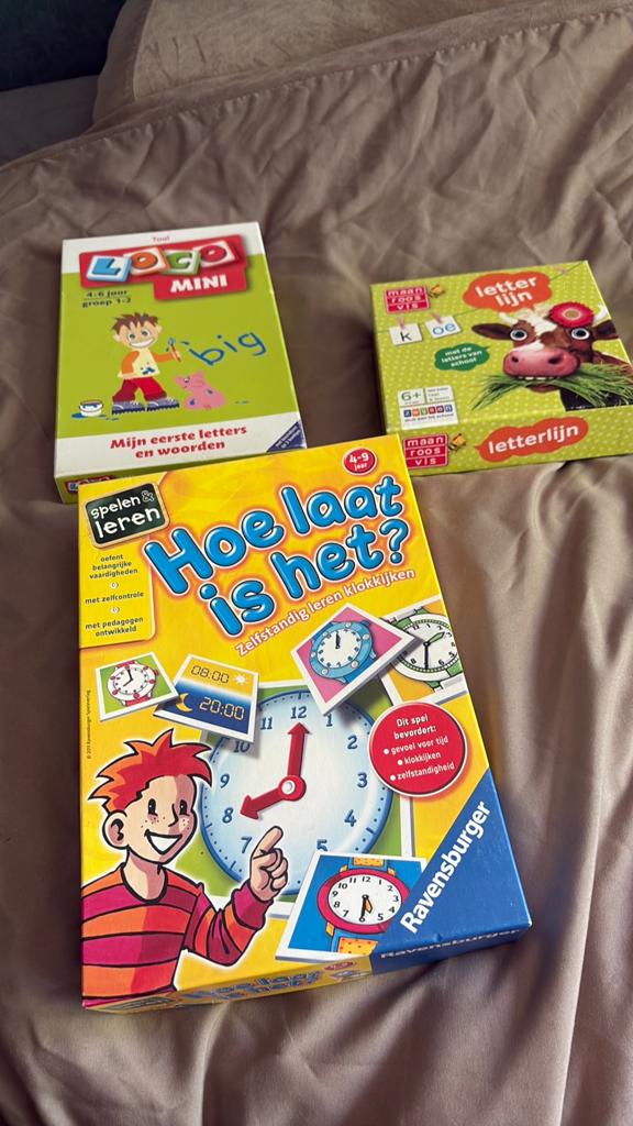 Educatieve spelletjes voor kids vanaf vier jaar, Ophalen, Zo goed als nieuw
