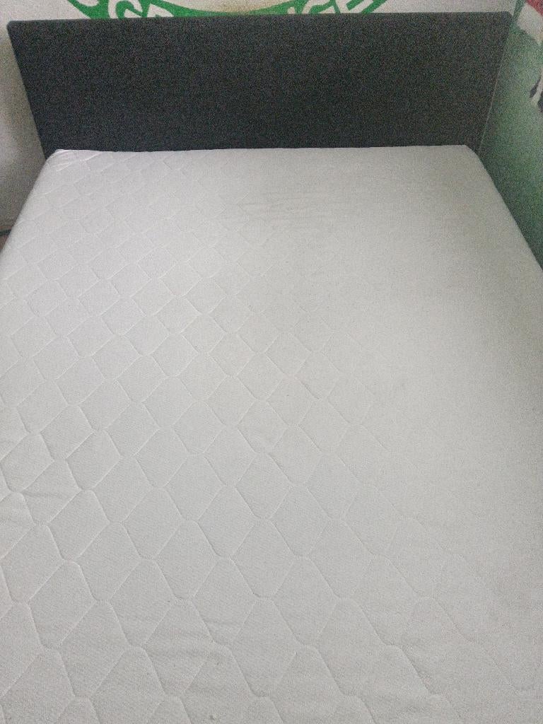 Zwart bed 200x160, Ophalen, Zwart, Tweepersoons, Zo goed als nieuw