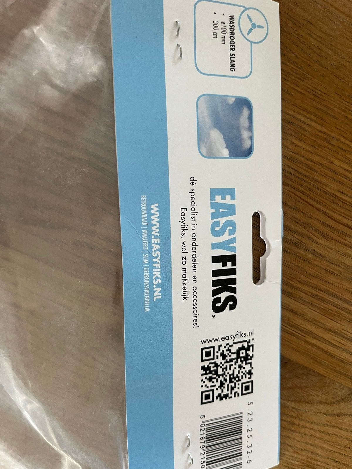 EasyFiks Wasdroger Slang - Ø 100 mm, 300 cm, Ophalen of Verzenden, Nieuw