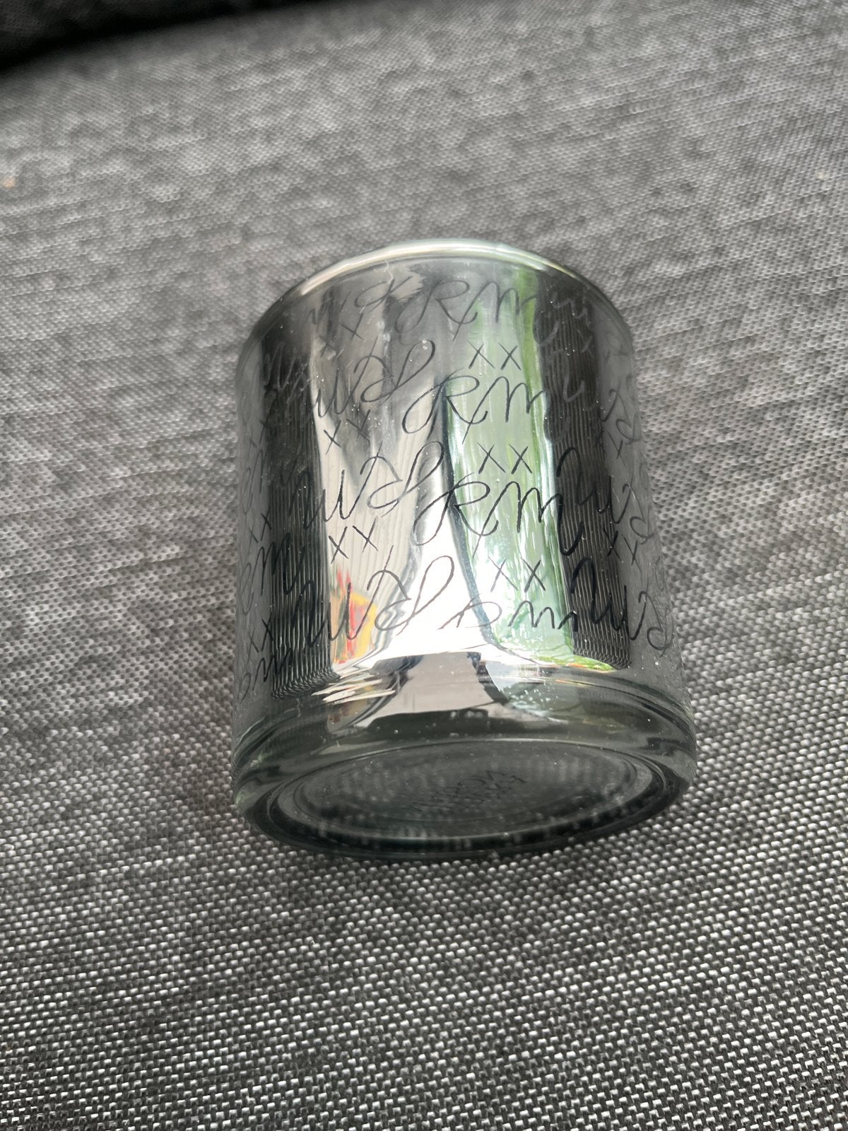 Riviera Maison Waxinelichthouder Glas Zilver, Huis en Inrichting, Woonaccessoires | Kandelaars en Kaarsen, Gebruikt, Waxinelichthouder